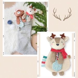Holiday Reindeer Itzy
Lovey™ Plush + Teether Toy. 7" I x 2:5" w x 1…